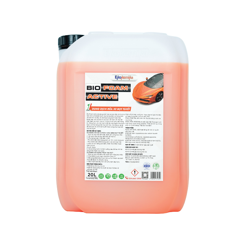 dung dịch rửa xe bọt tuyết Ekokemika BIO FOAM ACTIVE