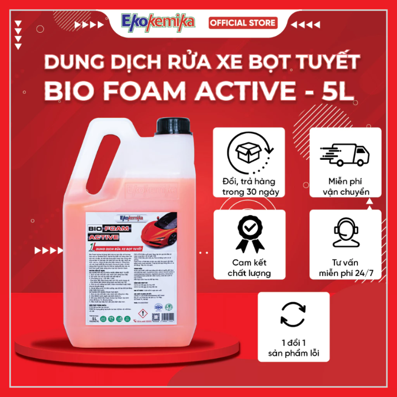 Mua dung dịch rửa xe bọt tuyết Ekokemika BIO FOAM ACTIVE chính hãng, chất lượng tại KSP