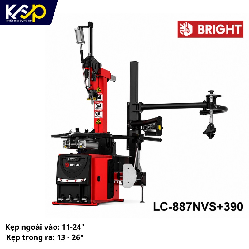 máy ra lốp ô tô, xe du lịch, xe tải Bright LC-887NVS+390
