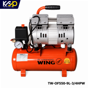 Máy nén khí không dầu WING TW-OF550-9L đáp ứng nhiều nhu cầu sử dụng khác nhau