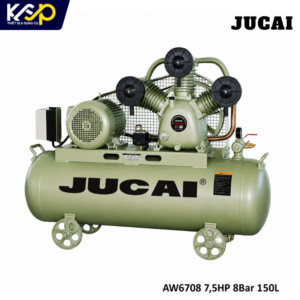 Máy nén khí piston JUCAI AW6708 5,5 kW (7,5 HP) 8 Bar 150L