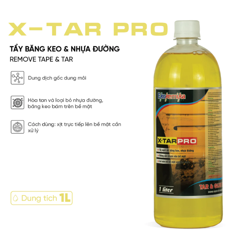 Dung dịch tẩy nhựa đường Ekokemika XTAR PRO