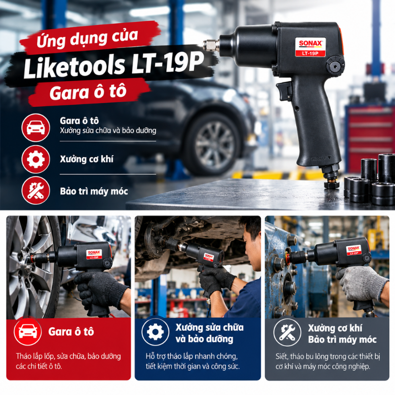 Súng bắn ốc khí nén Liketools LT-19P