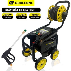 Máy rửa xe Corleone G200 với đầy đủ các chi tiết và phụ kiện