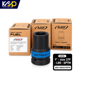 Đầu khẩu tuýp LTC Liketools 1” Size 27 – L80 – 6PTM (seri 1080027F6PTM )
